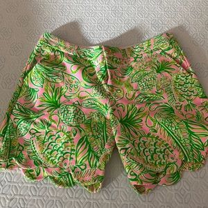 Lilly Pulitzer Darci Knit Shorts in Mandevilla Baby Fins and Flippers Sz.6 NWT